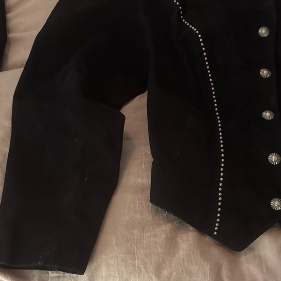 Tony Lama Black Studded Women's Blazer - Picture 3 of 6